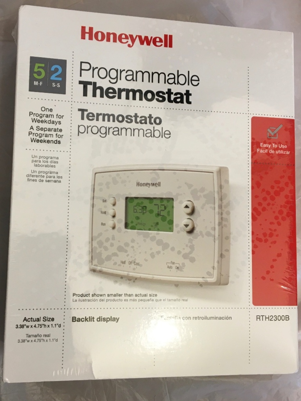 NWT Honeywell Programmable Thermostat